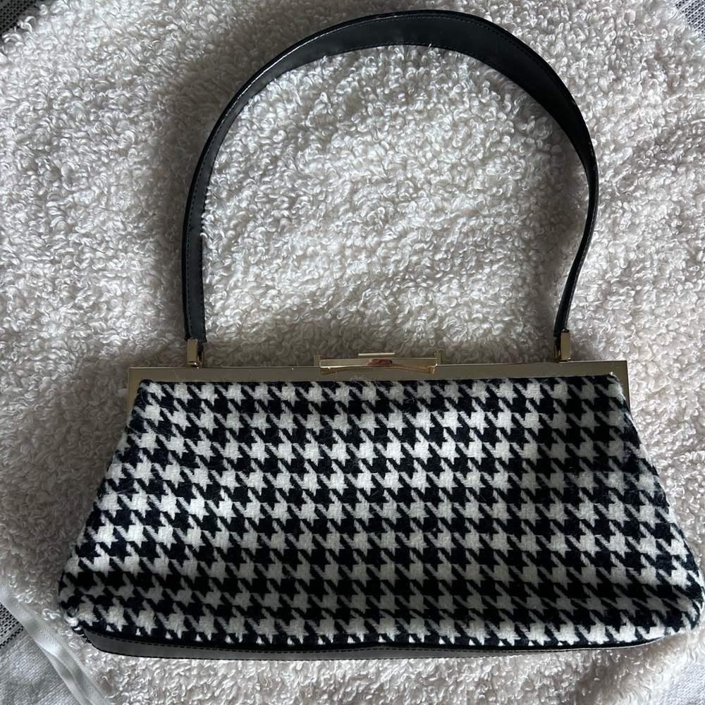 Vintage Jones New York Classic Houndstooth Bag